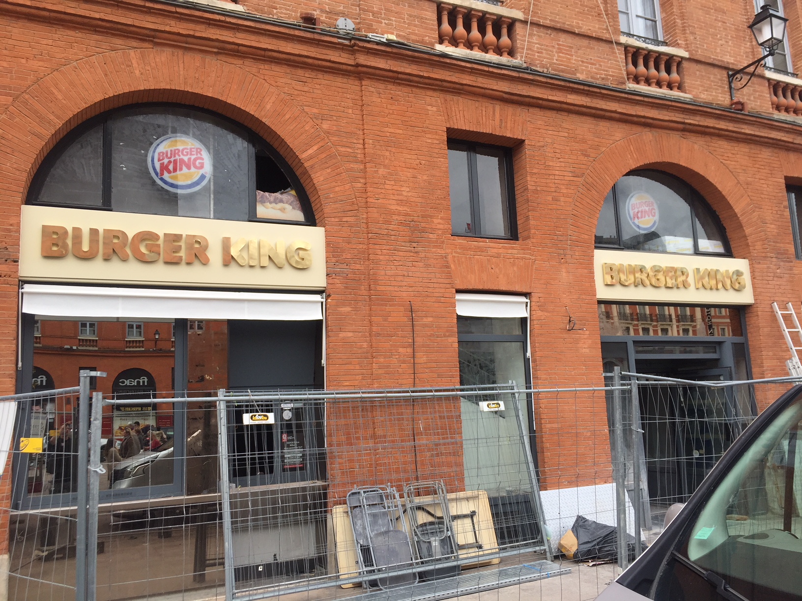 Lettres laiton BURGER KING Toulouse (31)