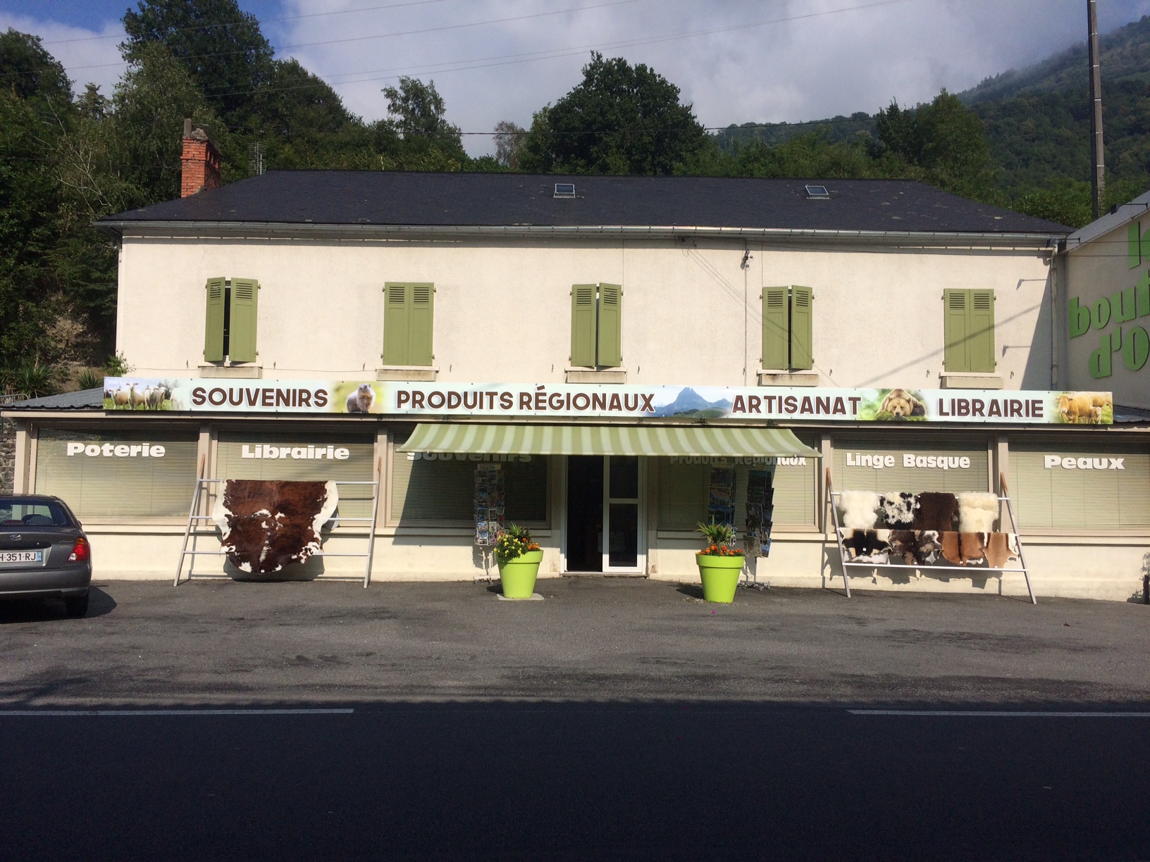 Bandeau enseigne BOUTIQUE D&rsquo;OSSAU (64)