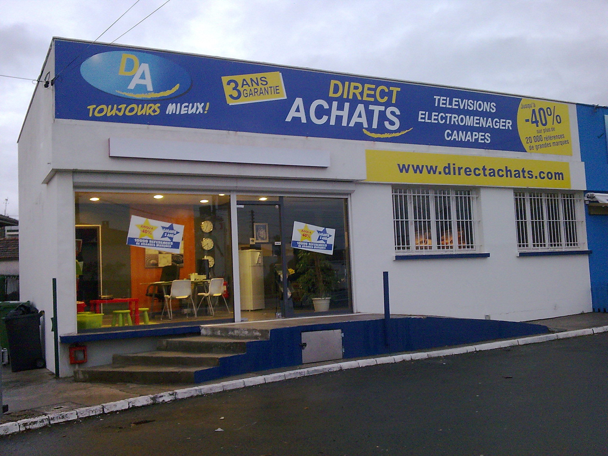 Enseigne bandeau non lumineuse DIRECT ACHAT Mérignac (33)