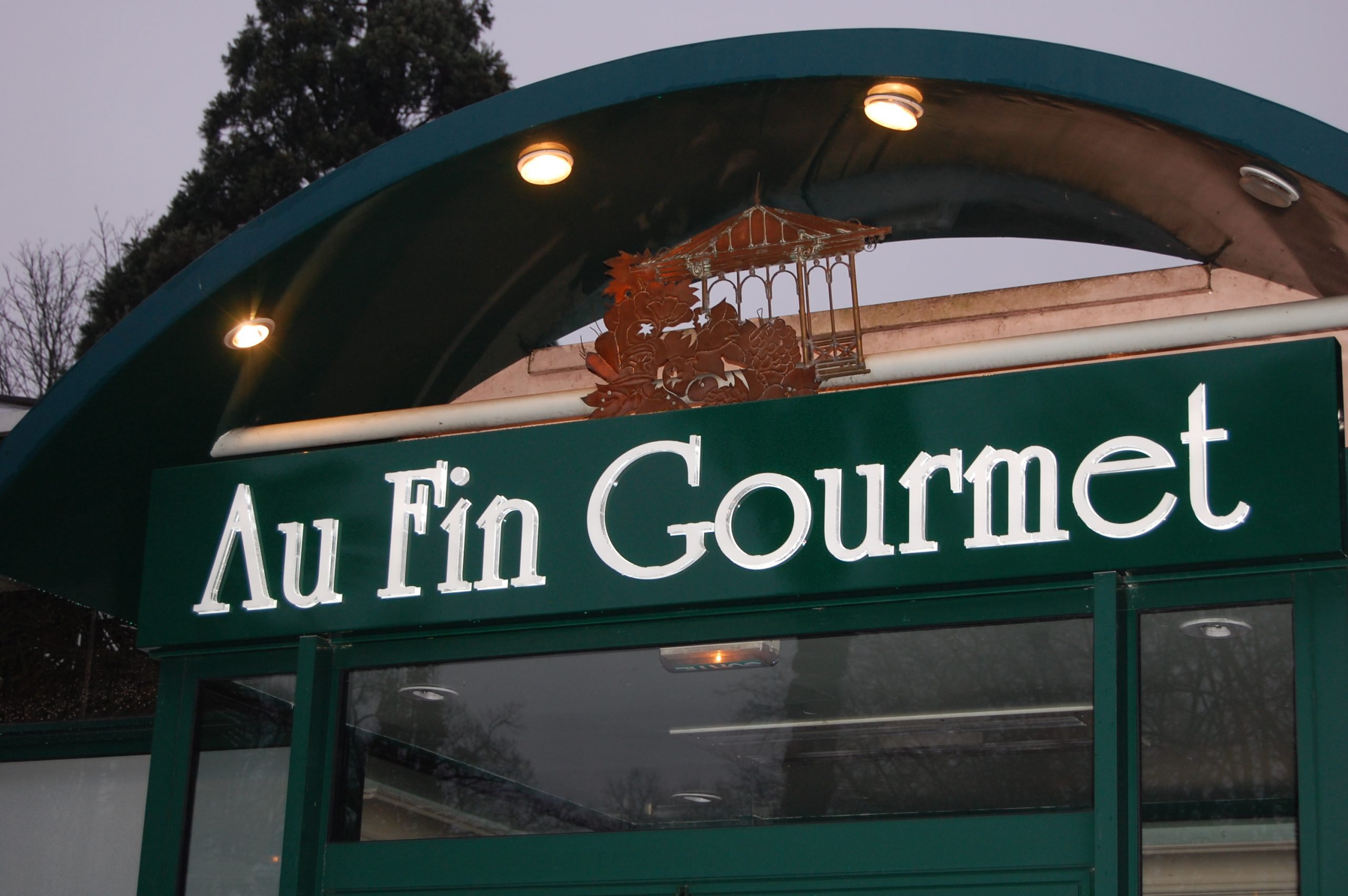 Enseigne lumineuse Au Fin Gourmet Pau (64)