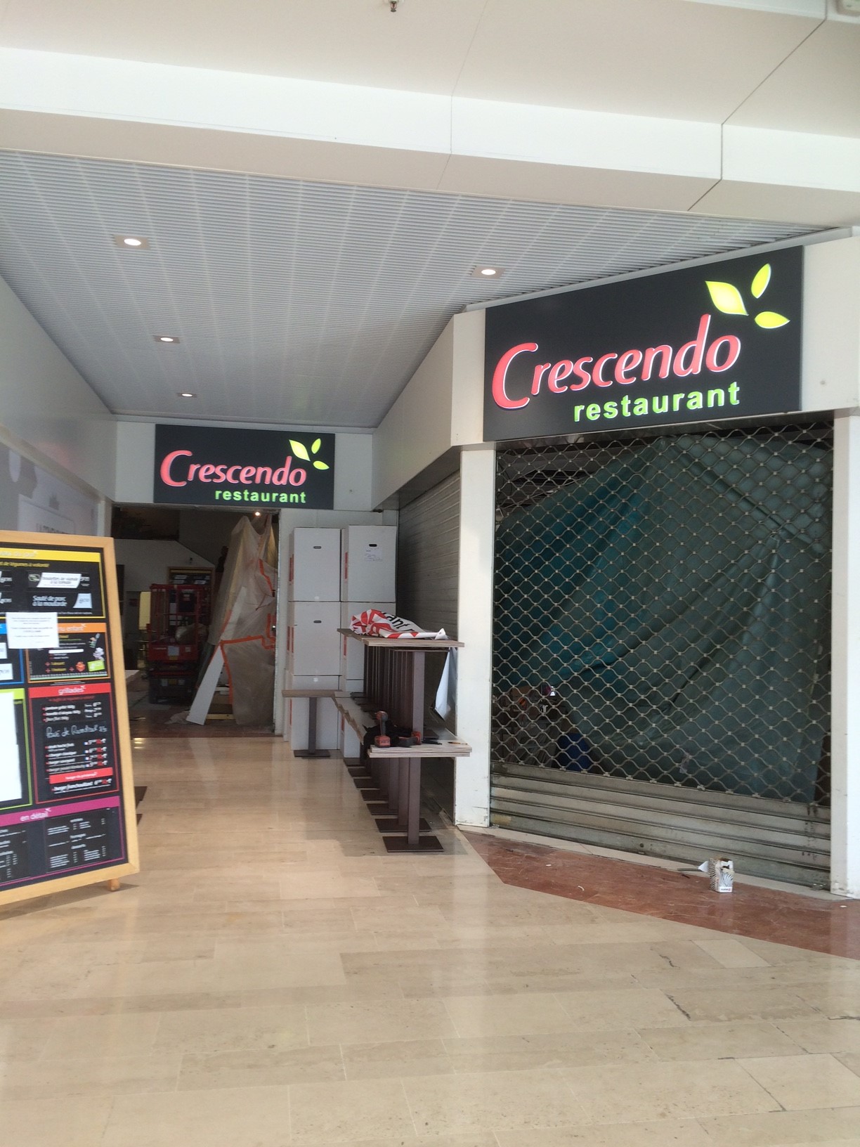 Enseignes caissons blocleds CRESCENDO Canet