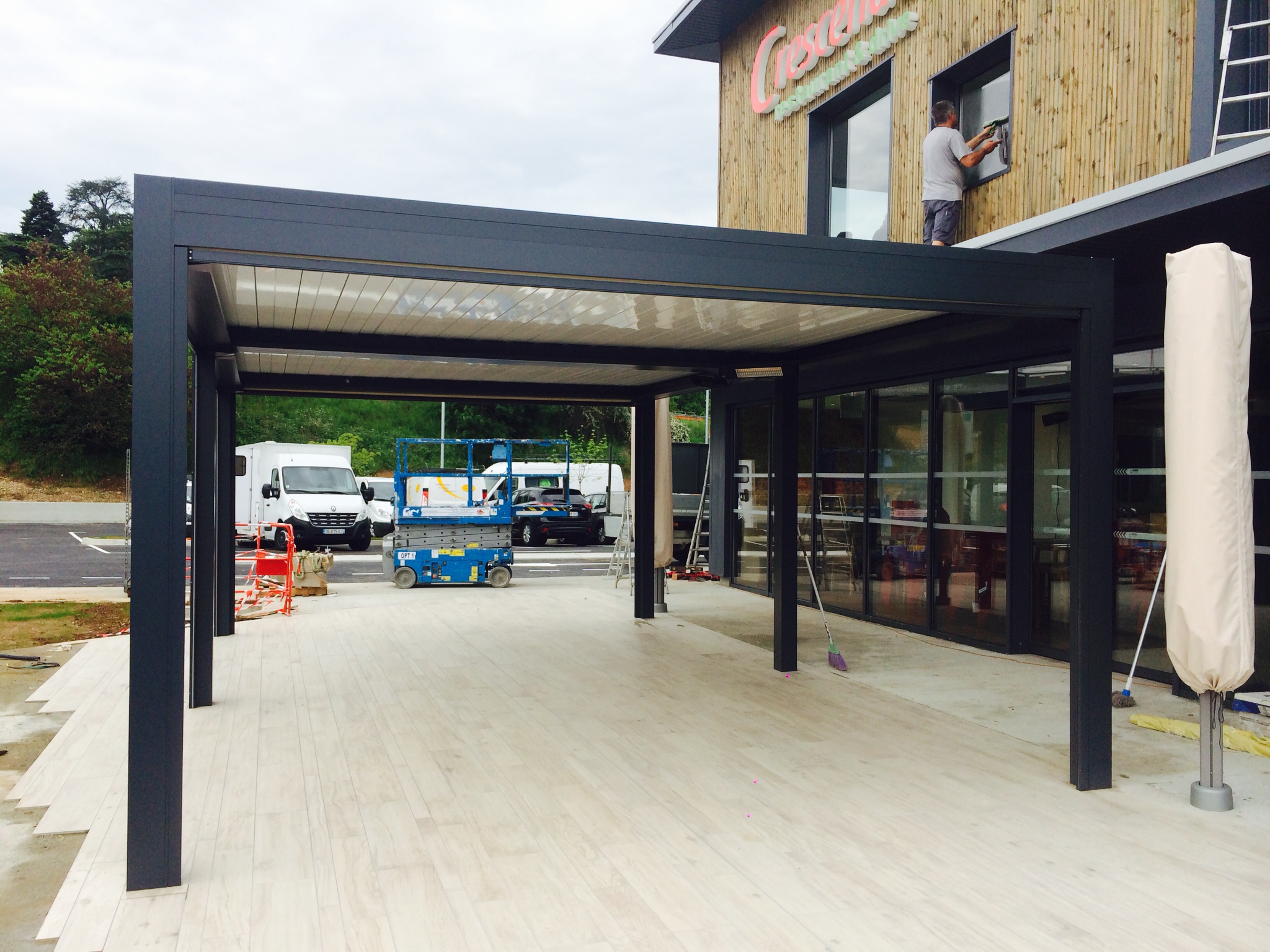 Pergola bioclimatique