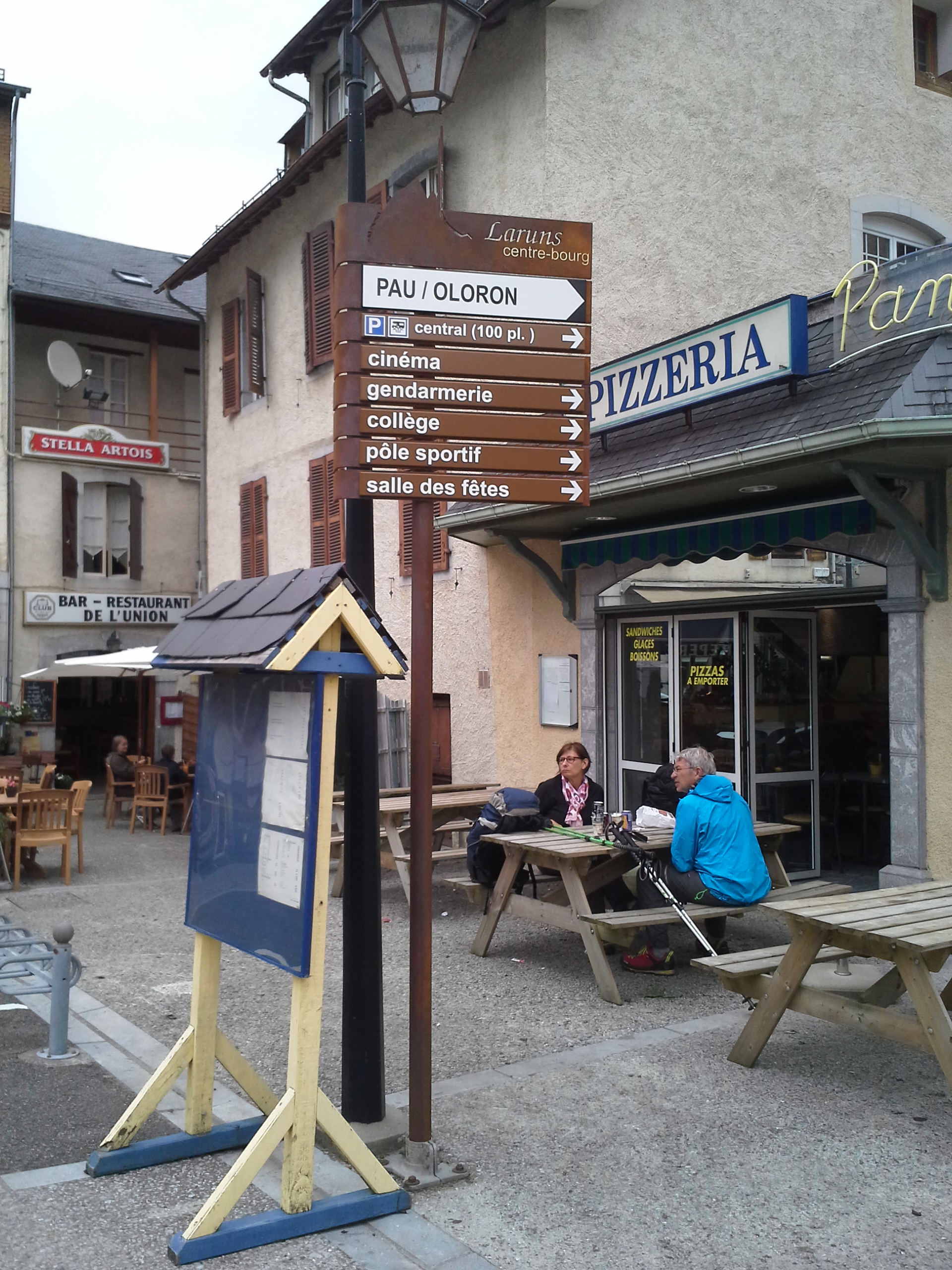 Signalétique extérieure SIL à lattes Laruns (64)