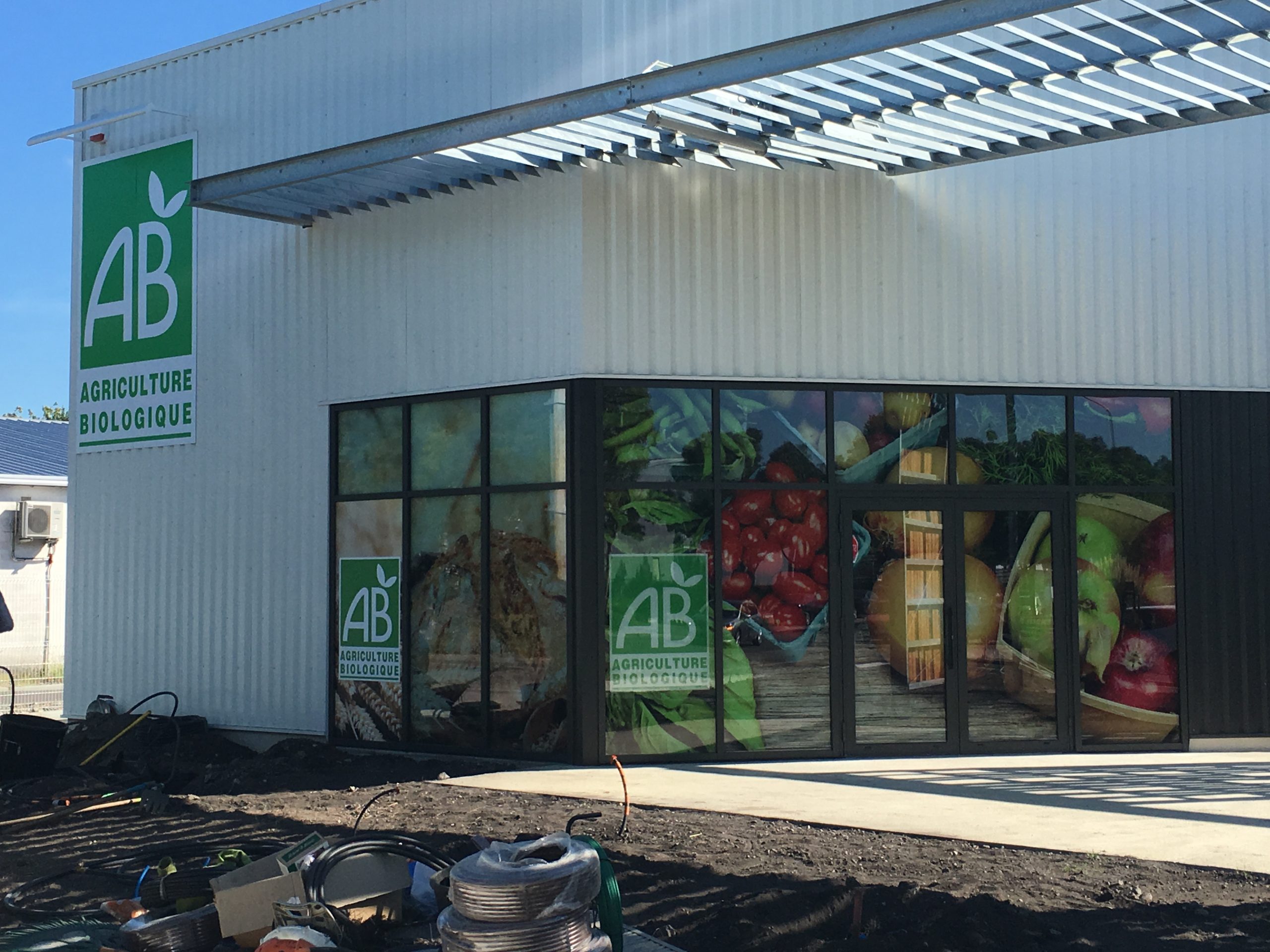 Vitrophanie EAU VIVE Mérignac (33)