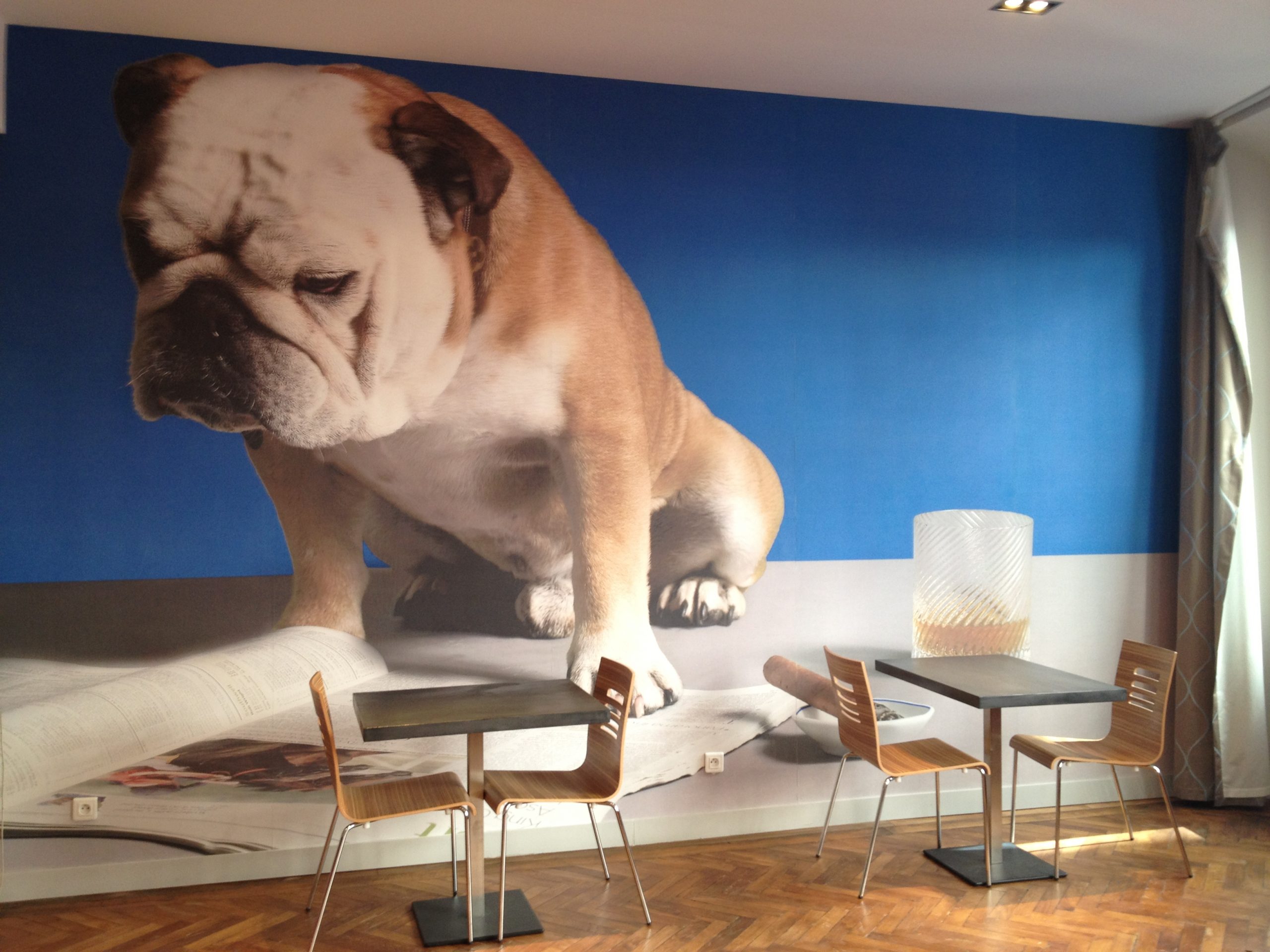 Tapisserie imprimée HOTEL DE LA PRESSE Bordeaux (33) 1